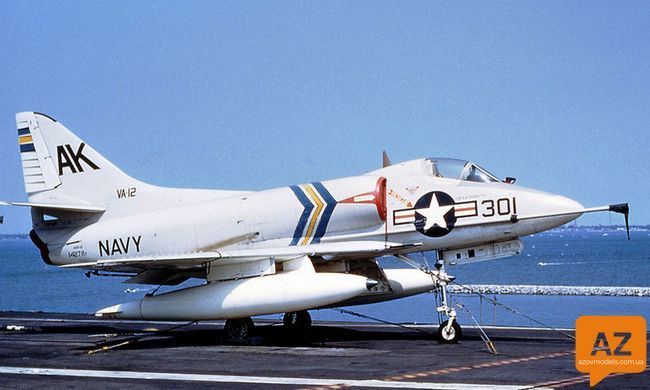Носовой обтекатель штурмовика A-4B/P/Q Skyhawk (для Hasegawa)