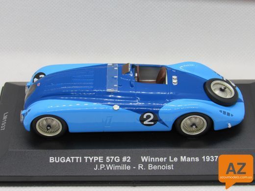 Bugatti Type 57G #2 "Roger Labric" Winner Le Mans 1937 - J.P.Wimille/R.Benoist