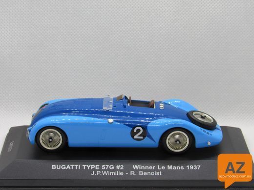 Bugatti Type 57G #2 "Roger Labric" Winner Le Mans 1937 - J.P.Wimille/R.Benoist