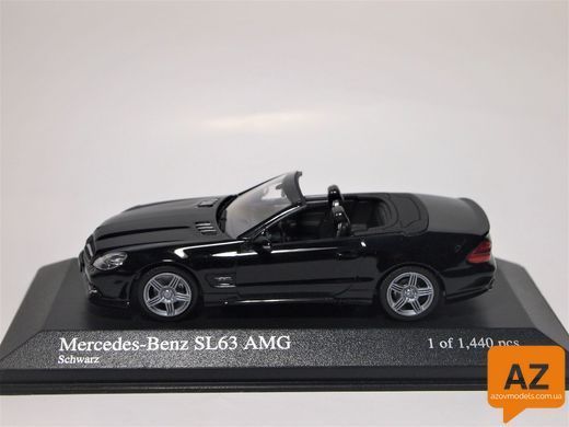 Mercedes Benz SL63 AMG (R230) black 2008