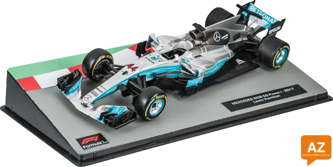 Formula 1 Auto Collection №51 - Mercedes W08 - Льюис Хемилтон (2017)