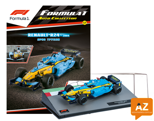 Formula 1 Auto Collection №17 - Renault R24 - Ярно Трулли (2004) 